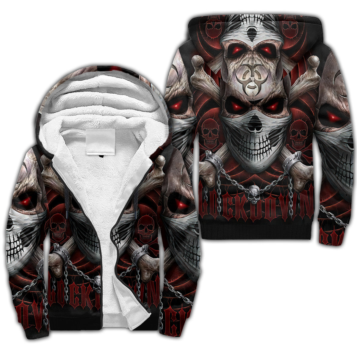Cool Skulls 3D All Over Printed For Men And Women Shirts DA03122001