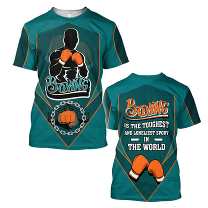 Boxing 3D All Over Printed Unisex Shirts