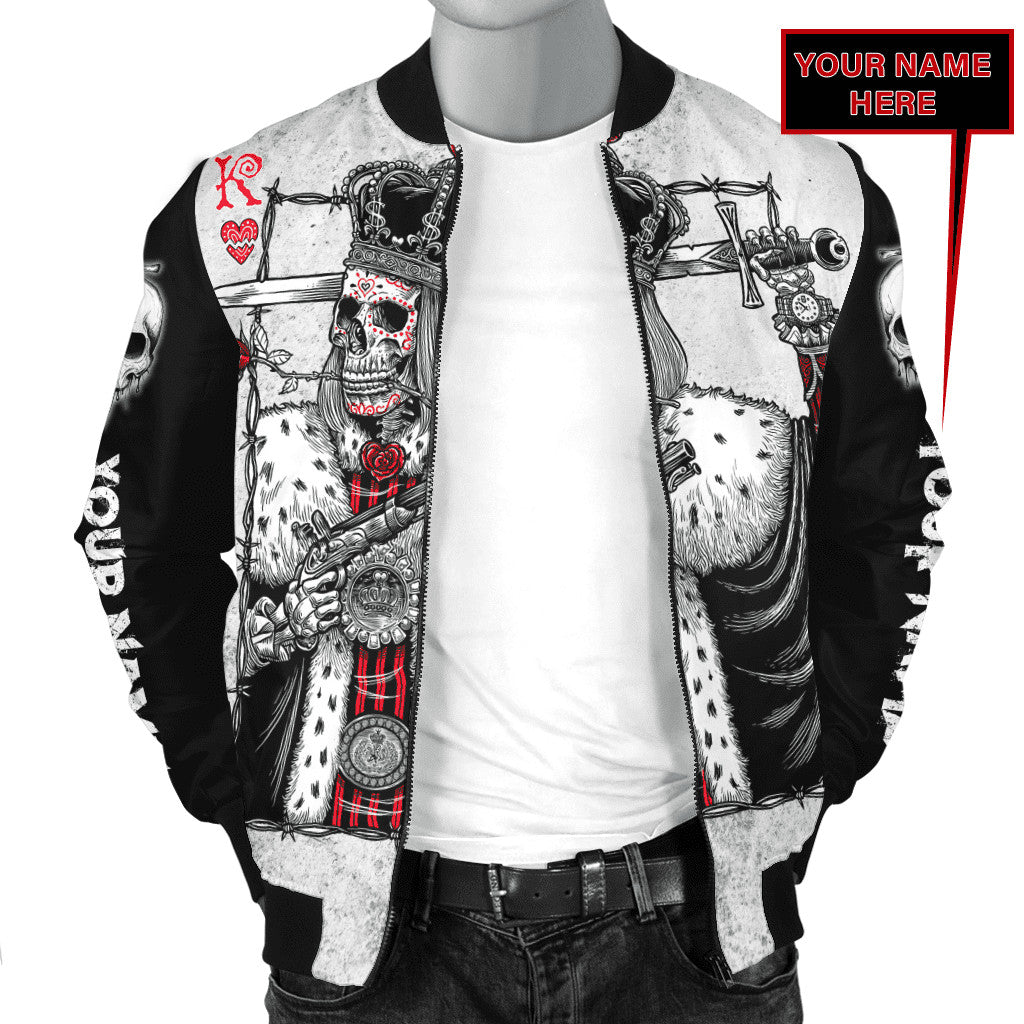Customize Name King Skulls 3D All Over Printed For Men And Women Shirts AM122025