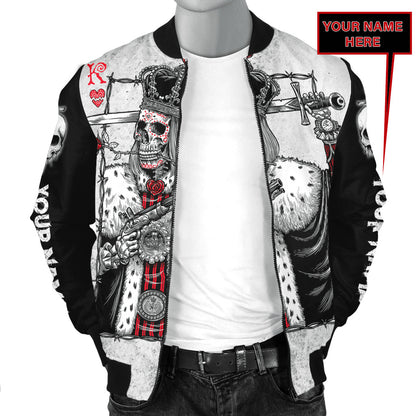 Customize Name King Skulls 3D All Over Printed For Men And Women Shirts AM122025