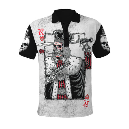 Customize Name King Skulls 3D All Over Printed For Men And Women Shirts AM122025