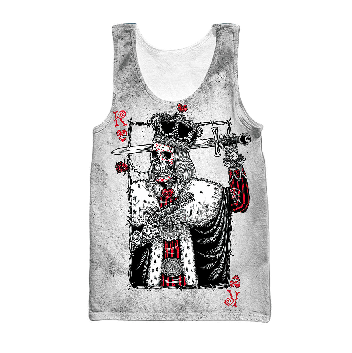 Customize Name King Skulls 3D All Over Printed For Men And Women Shirts AM122025