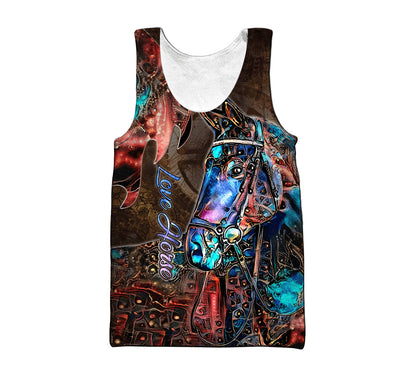 Premium Love Horse 3D All Over Printed Hoodie For Men And Women HHT05122007
