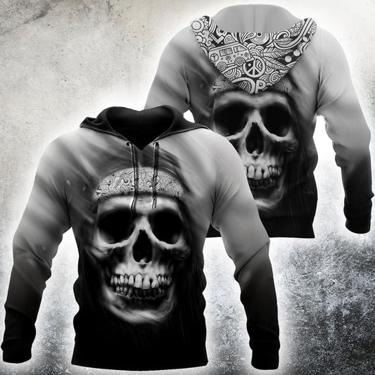 Skull On The Wind 3D All Over Printed For Men And Women Shirts NTN1205202HHND
