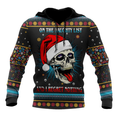 Skulls Christmas 3D All Over Printed Unisex Shirts AM122028