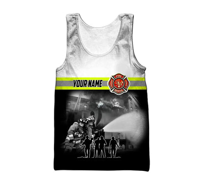 Customize Name Firefighter Hoodie Shirts For Men And Women MH08122001