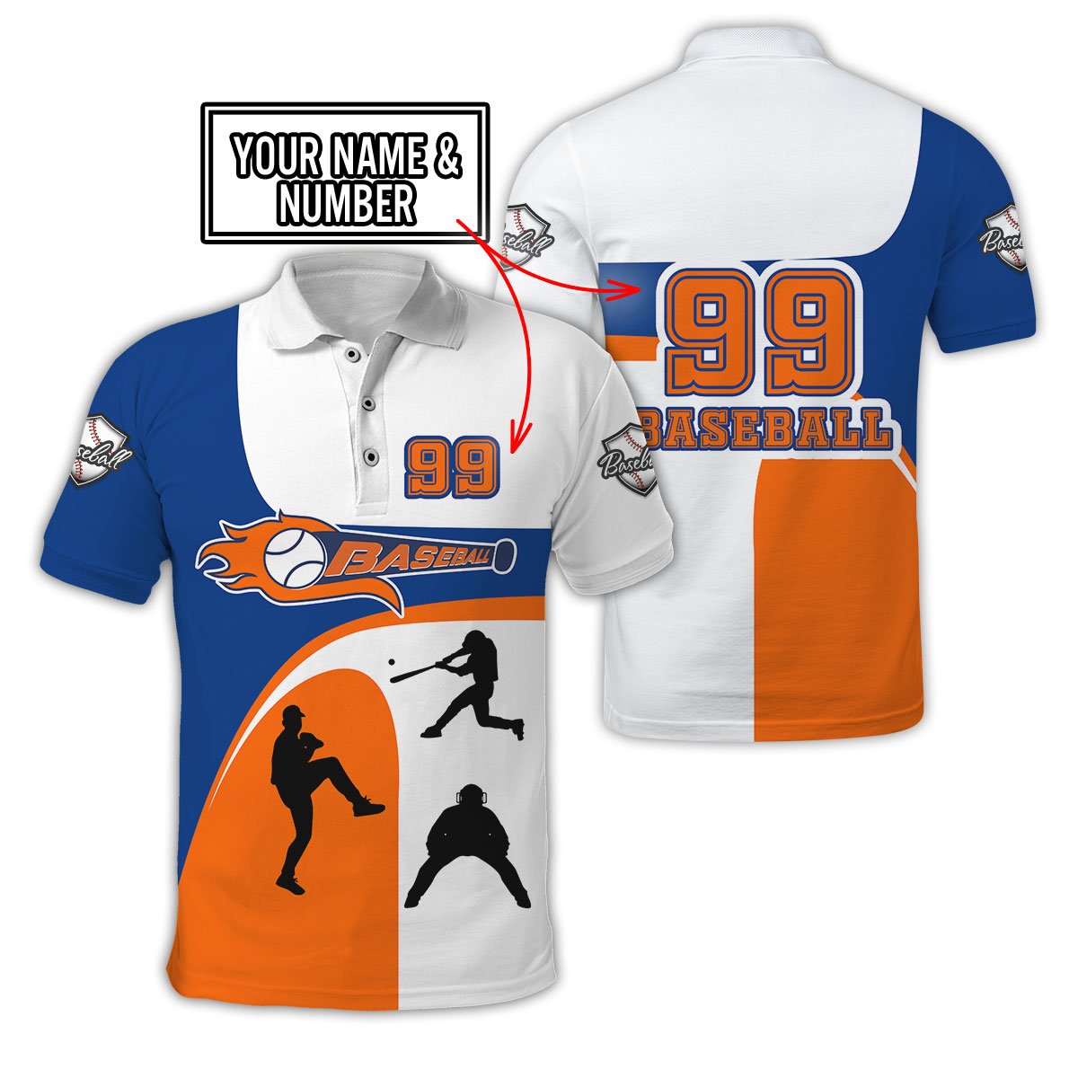 Customize Name & Number Baseball Hoodie Shirts For Men And Women NTN1210204HH