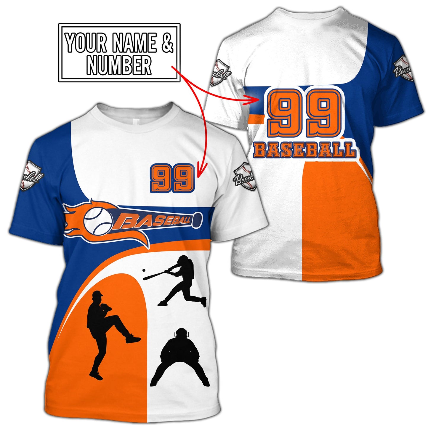 Customize Name & Number Baseball Hoodie Shirts For Men And Women NTN1210204HH