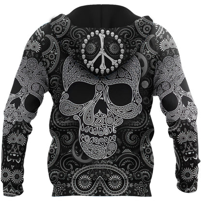 Hippie Skull 3D All Over Printed Unisex Shirts DD1112201HH