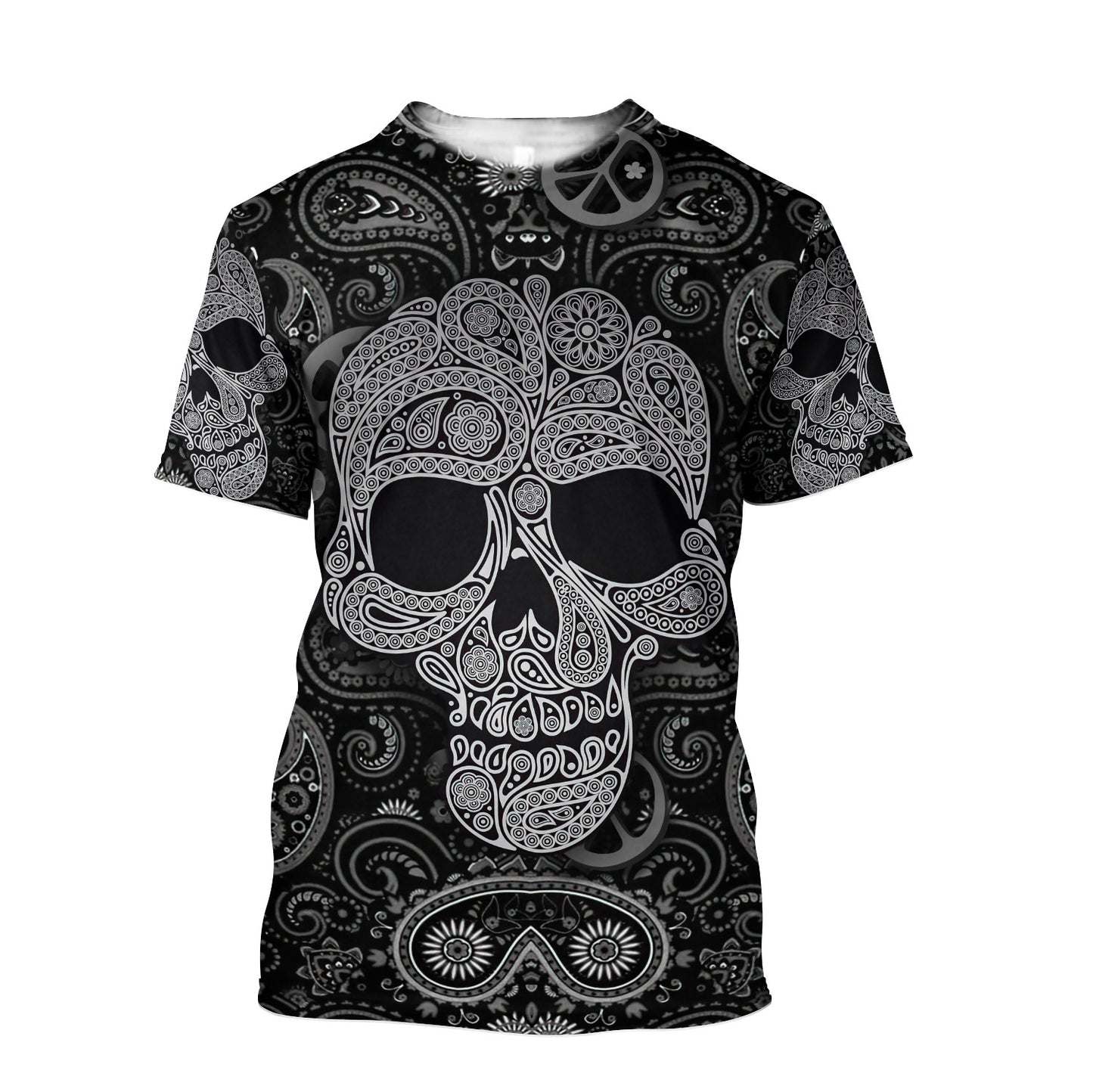 Hippie Skull 3D All Over Printed Unisex Shirts DD1112201HH