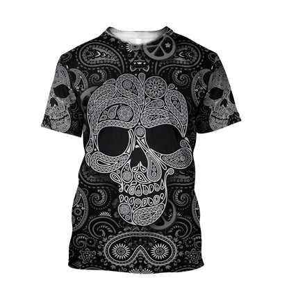 Hippie Skull 3D All Over Printed Unisex Shirts DD1112201HH