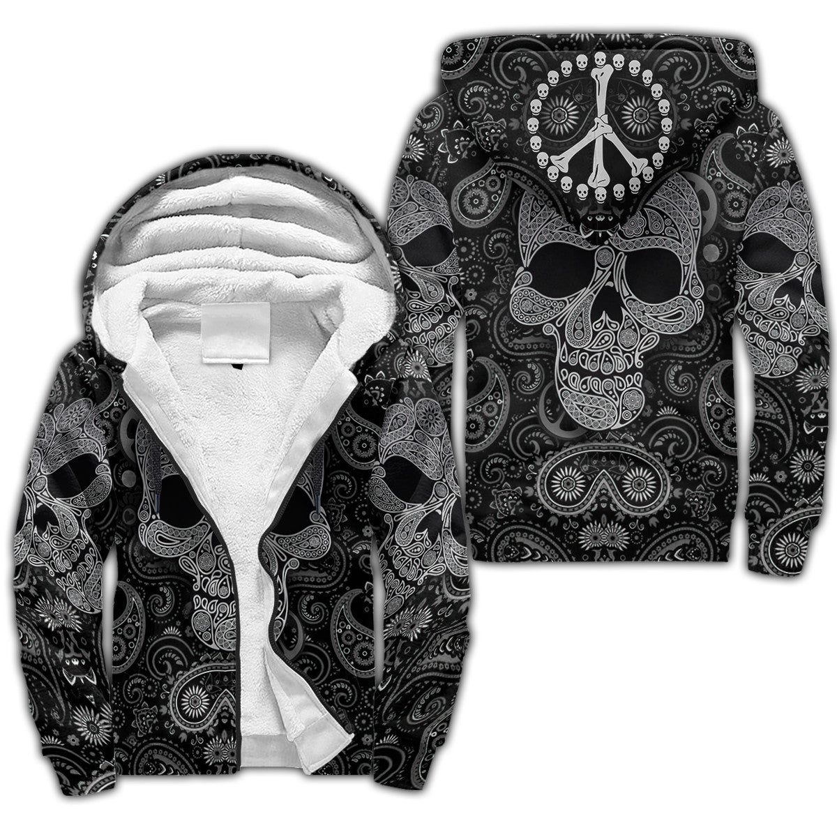 Hippie Skull 3D All Over Printed Unisex Shirts DD1112201HH