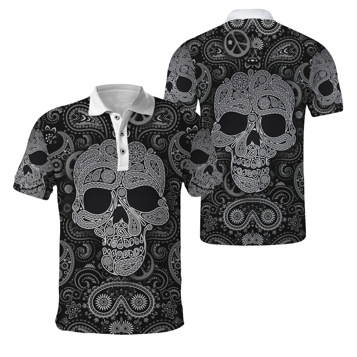 Hippie Skull 3D All Over Printed Unisex Shirts DD1112201HH