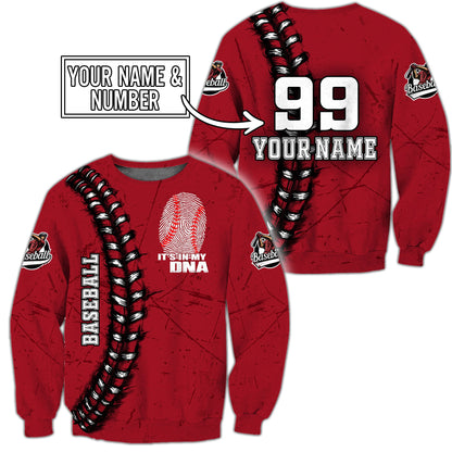 Customize Name & Number Baseball Hoodie Shirts For Men And Women NTN1211201HHVH