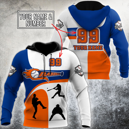 Customize Name & Number Baseball Hoodie Shirts For Men And Women NTN1210204HH