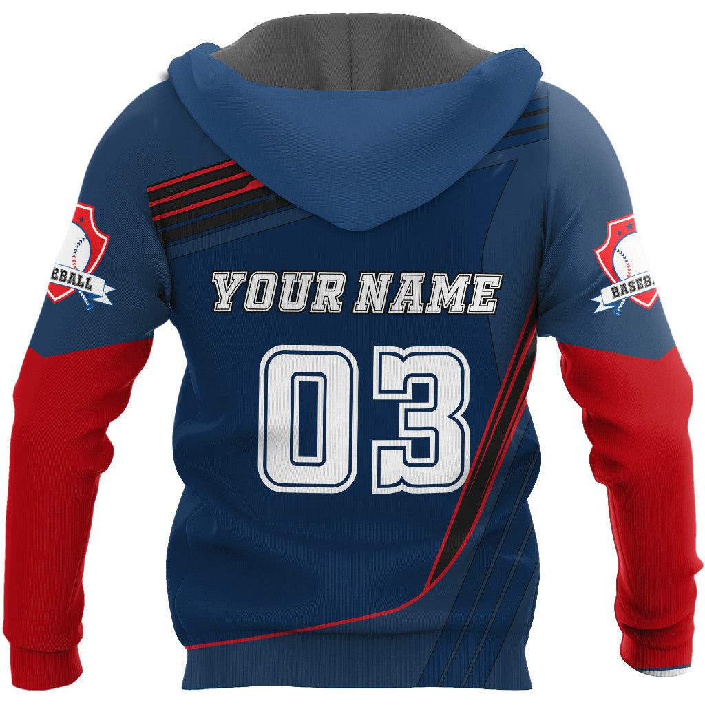 Customize Name & Number Baseball Hoodie Shirts For Men And Women DD1112202HH
