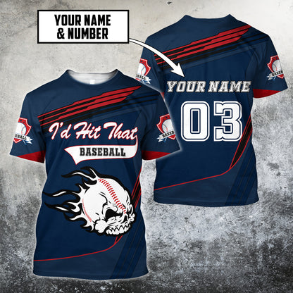 Customize Name & Number Baseball Hoodie Shirts For Men And Women DD1112202HH
