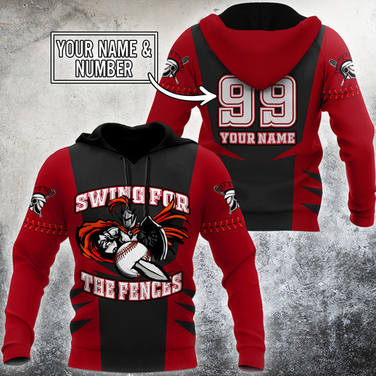 Customize Name & Number Baseball Hoodie Shirts For Men And Women NTN1211202HHND