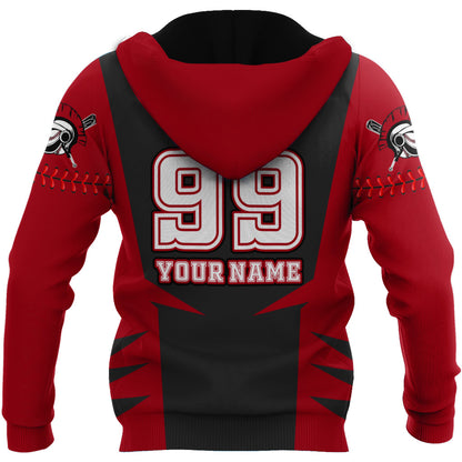 Customize Name & Number Baseball Hoodie Shirts For Men And Women NTN1211202HHND
