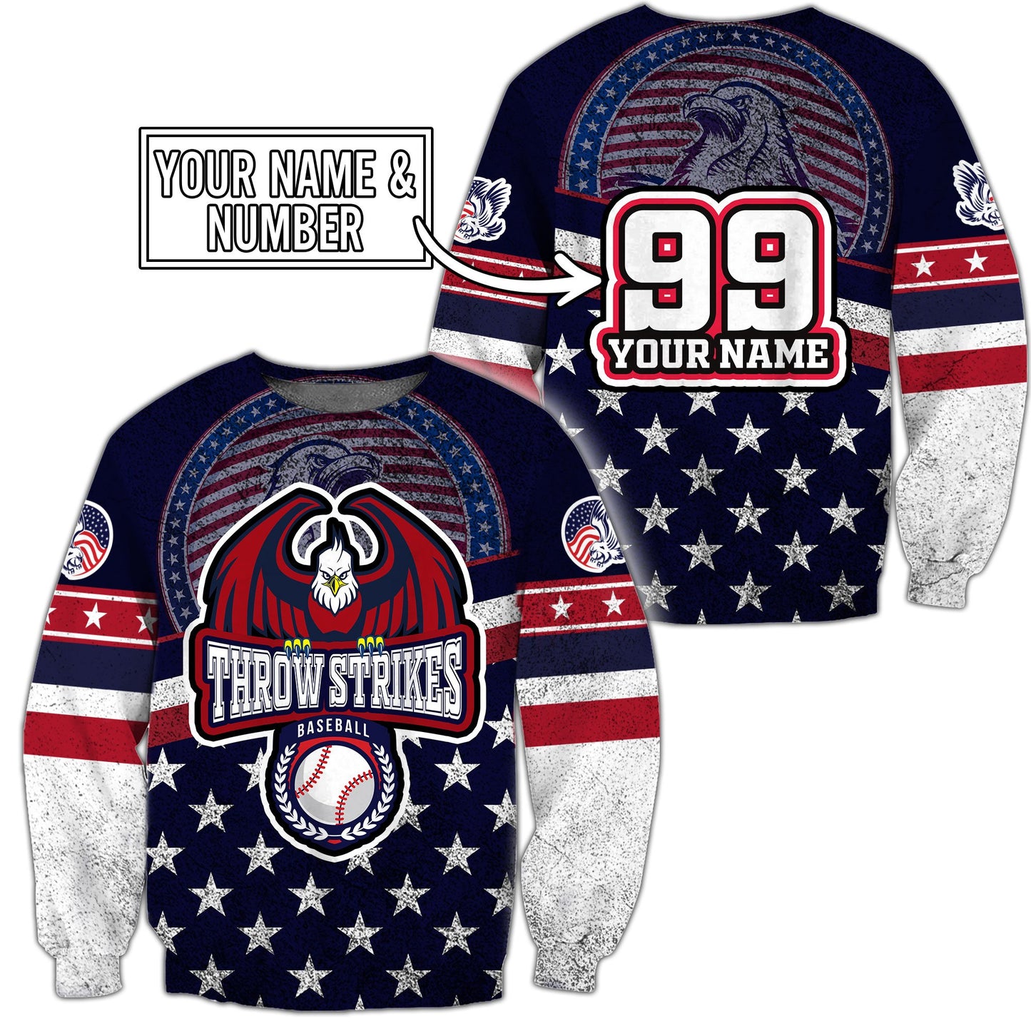 Customize Name & Number Baseball Hoodie Shirts For Men And Women NTN1212201HH