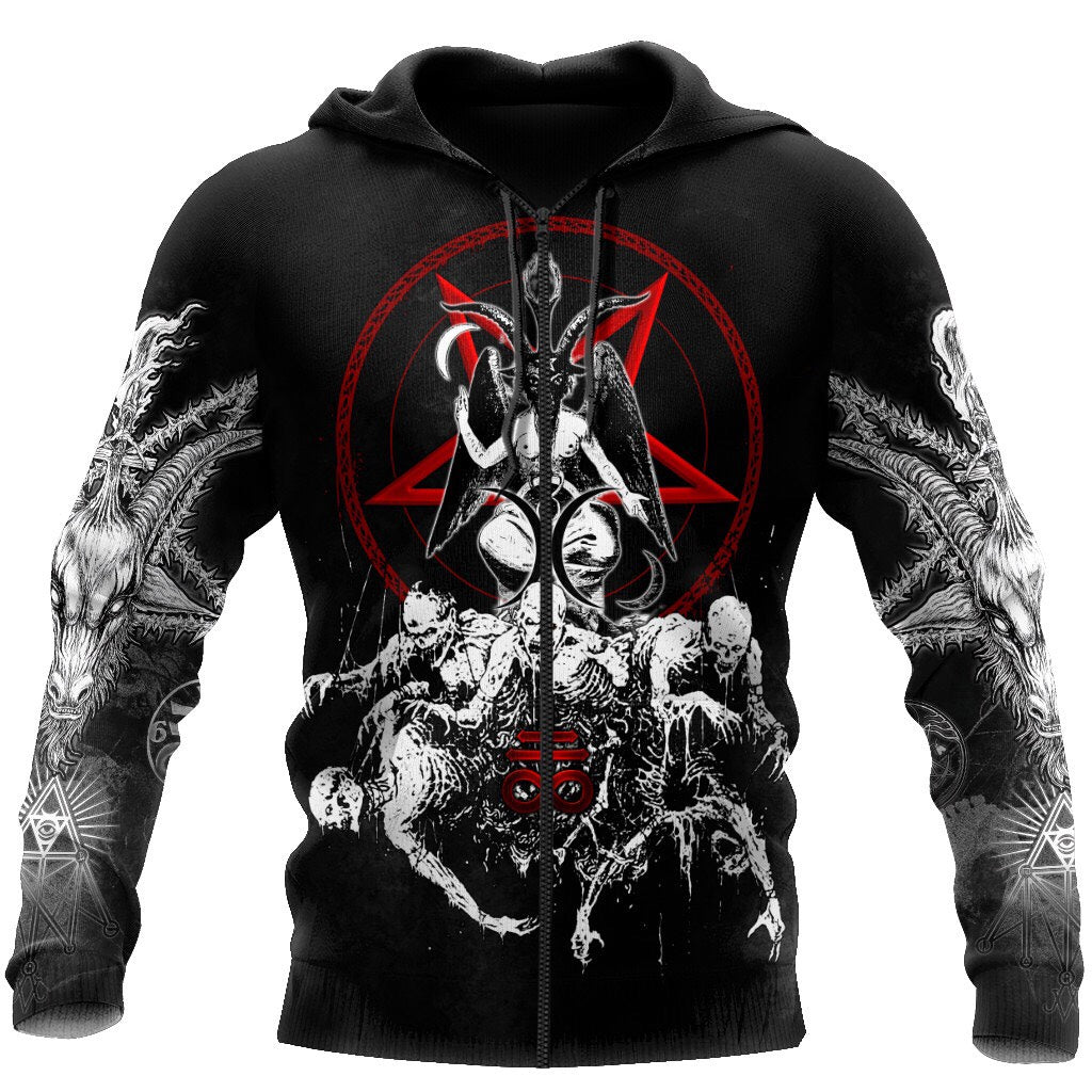 Satanic Hoodie For Men And Women JJW17102004ST