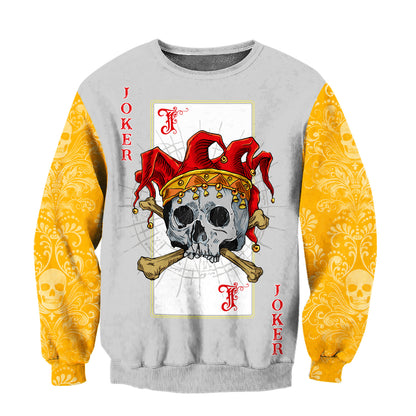 Joker Skull Card Hoodie For Men And Women MH18122002VH
