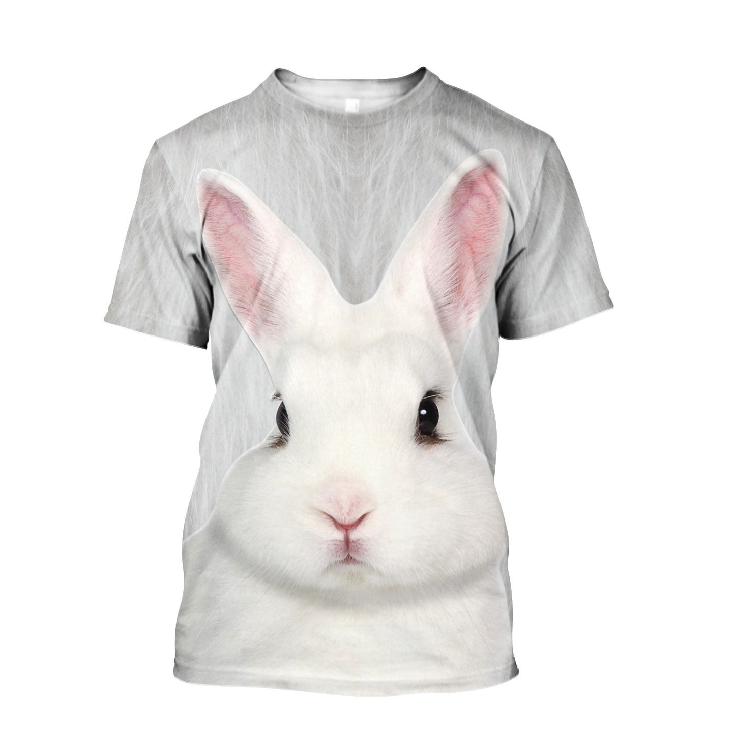 White Cute Rabbit Shirts For Men And Women MH21122003