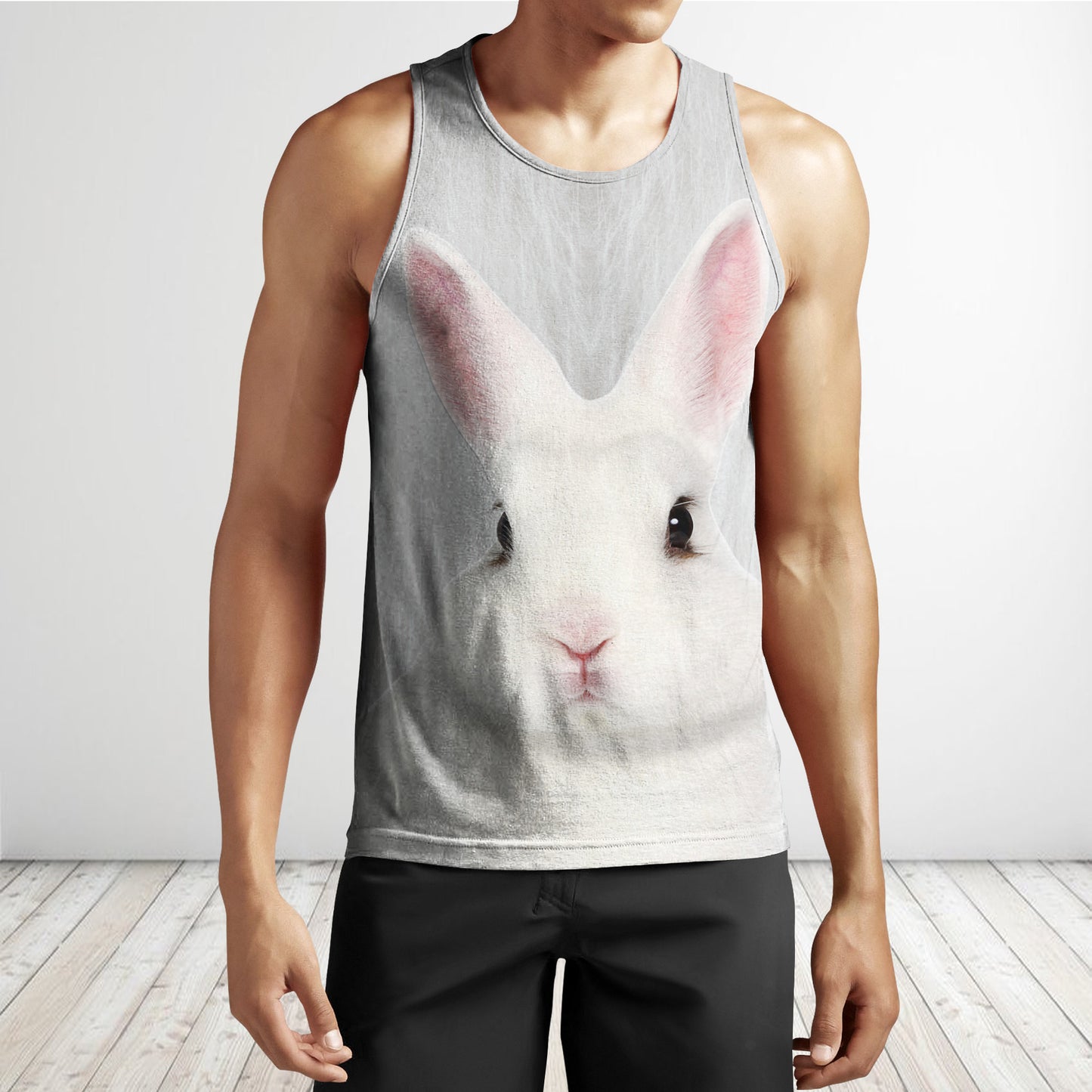 White Cute Rabbit Shirts For Men And Women MH21122003