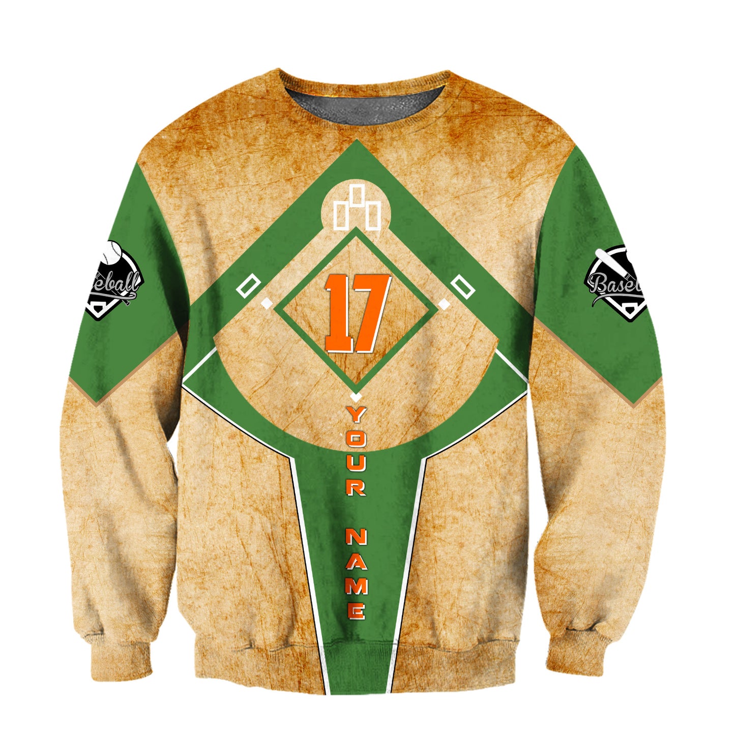 Customize Name & Number Baseball 3D All Over Printed Unisex Shirts MH21122001HH