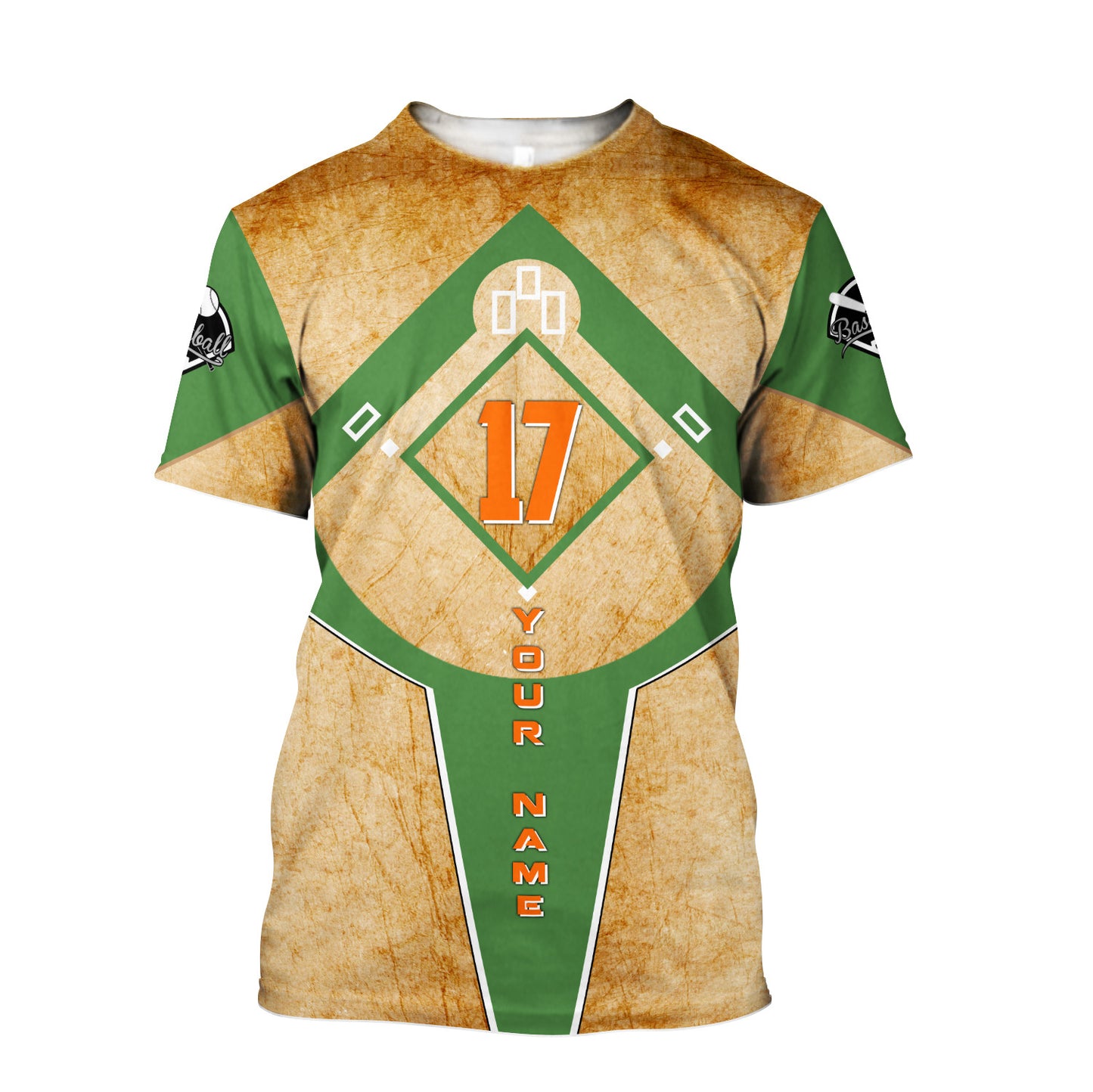 Customize Name & Number Baseball 3D All Over Printed Unisex Shirts MH21122001HH