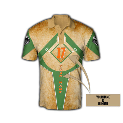 Customize Name & Number Baseball 3D All Over Printed Unisex Shirts MH21122001HH