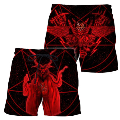 Red Magic Satanic Skulls Hoodie For Men And Women TNA12212015HH