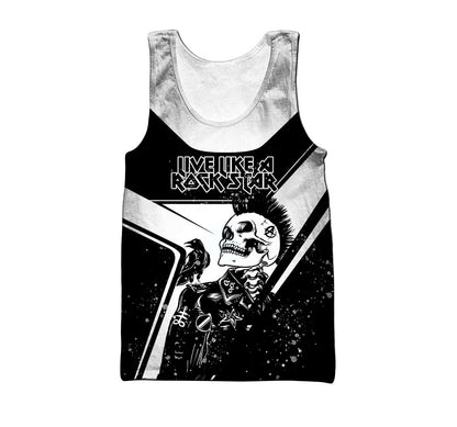 Skull Rock Hoodie For Men And Women MH22122001NDHH