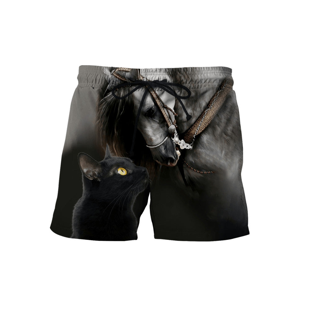 Horse And Cat Lovers 3D All Over Printed Shirts For Men And Women HHT23122005