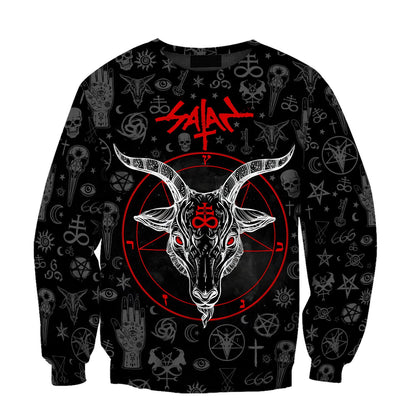 Shape Of Satanic Skull Hoodie For Men And Women TR2512204