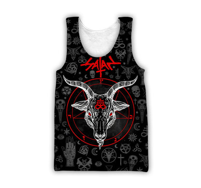 Shape Of Satanic Skull Hoodie For Men And Women TR2512204