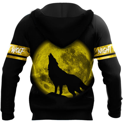 Yellow Wolf 3D All Over Printed Unisex Shirts