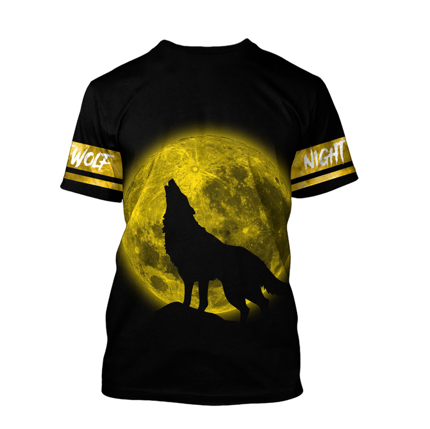 Yellow Wolf 3D All Over Printed Unisex Shirts