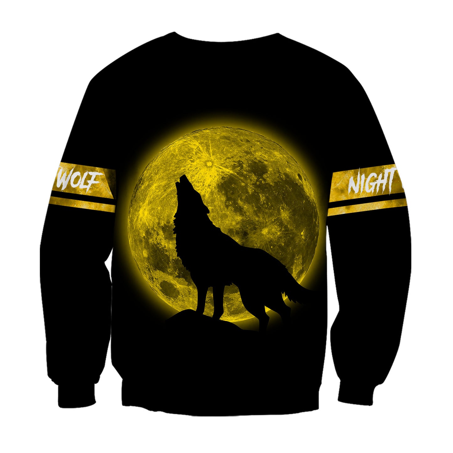 Yellow Wolf 3D All Over Printed Unisex Shirts