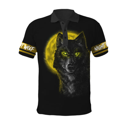 Yellow Wolf 3D All Over Printed Unisex Shirts