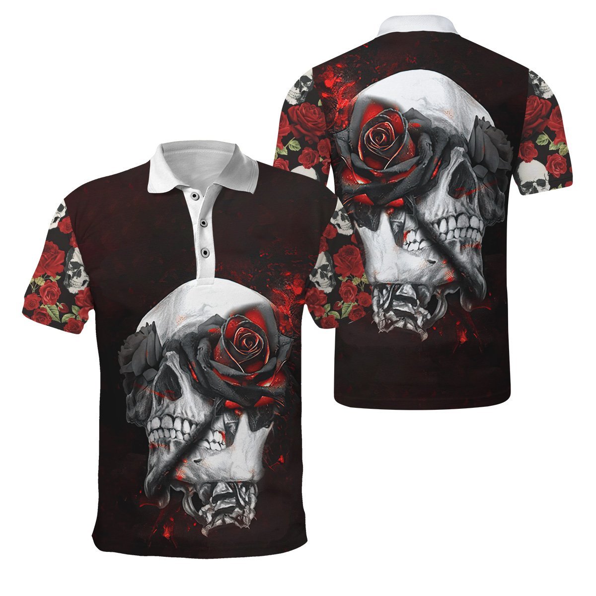 Skull & Rose Hoodie For Men And Women VP26122005