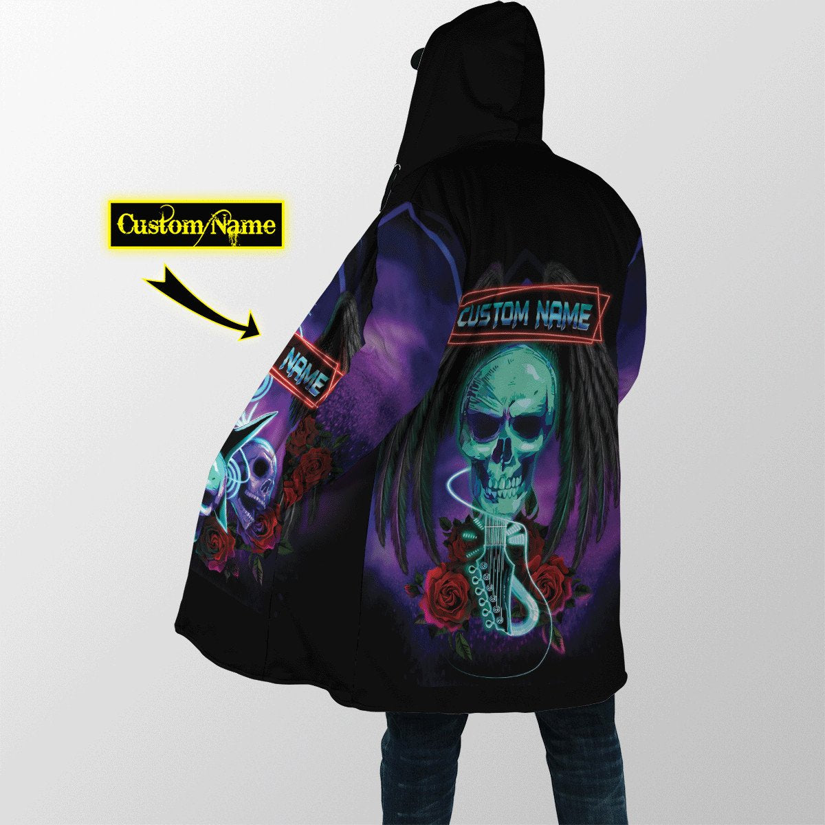 Customize Name Skull Cloak For Men And Women VP28122001HHND