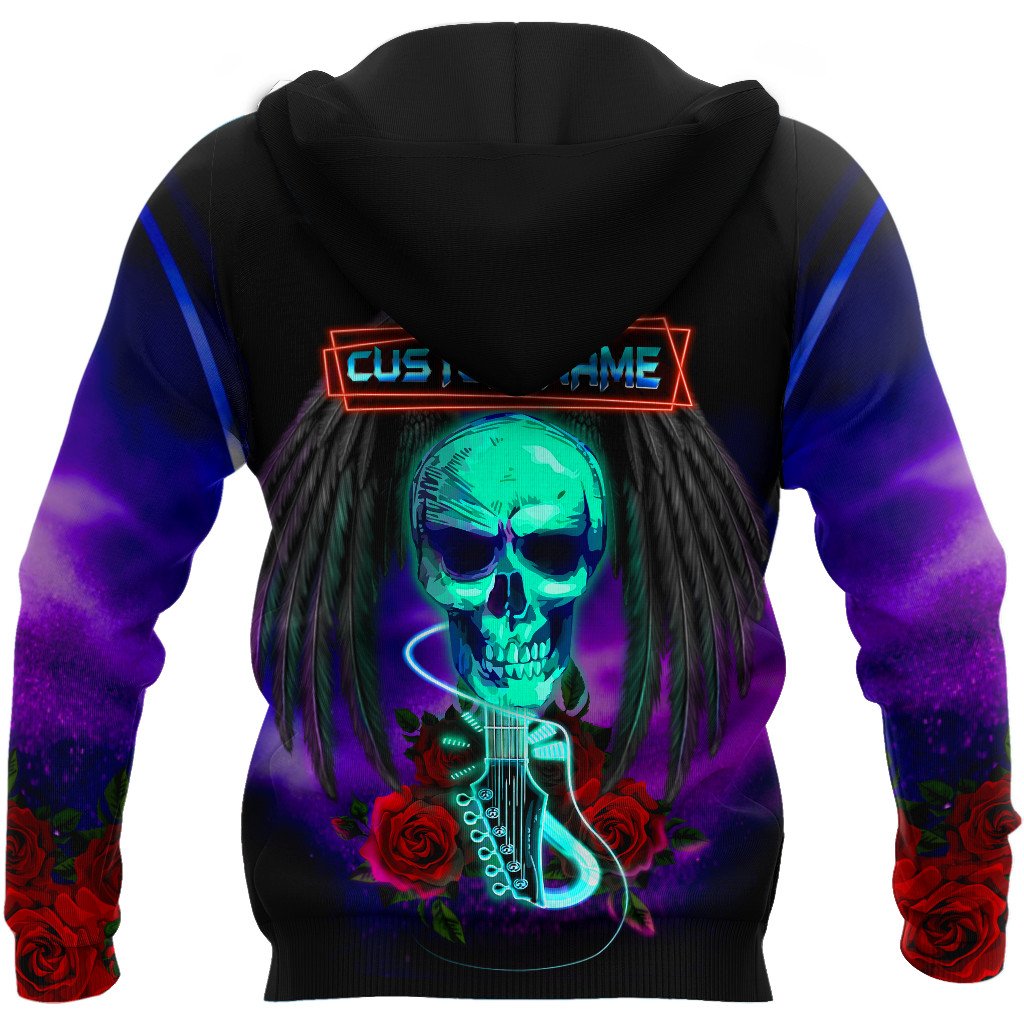 Customize Name Skull Rock Hoodie For Men And Women VP28122001HHND
