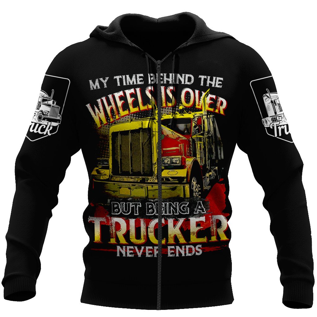 Trucker 3D All Over Printed Shirts For Men and Women