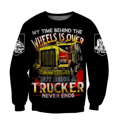 Trucker 3D All Over Printed Shirts For Men and Women