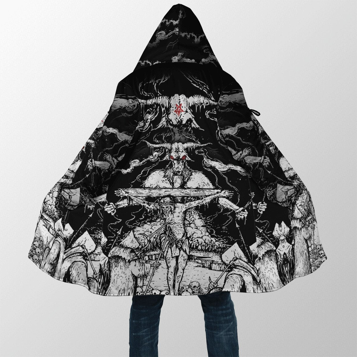 Skull Satanic Cloak For Men And Women VP30122001