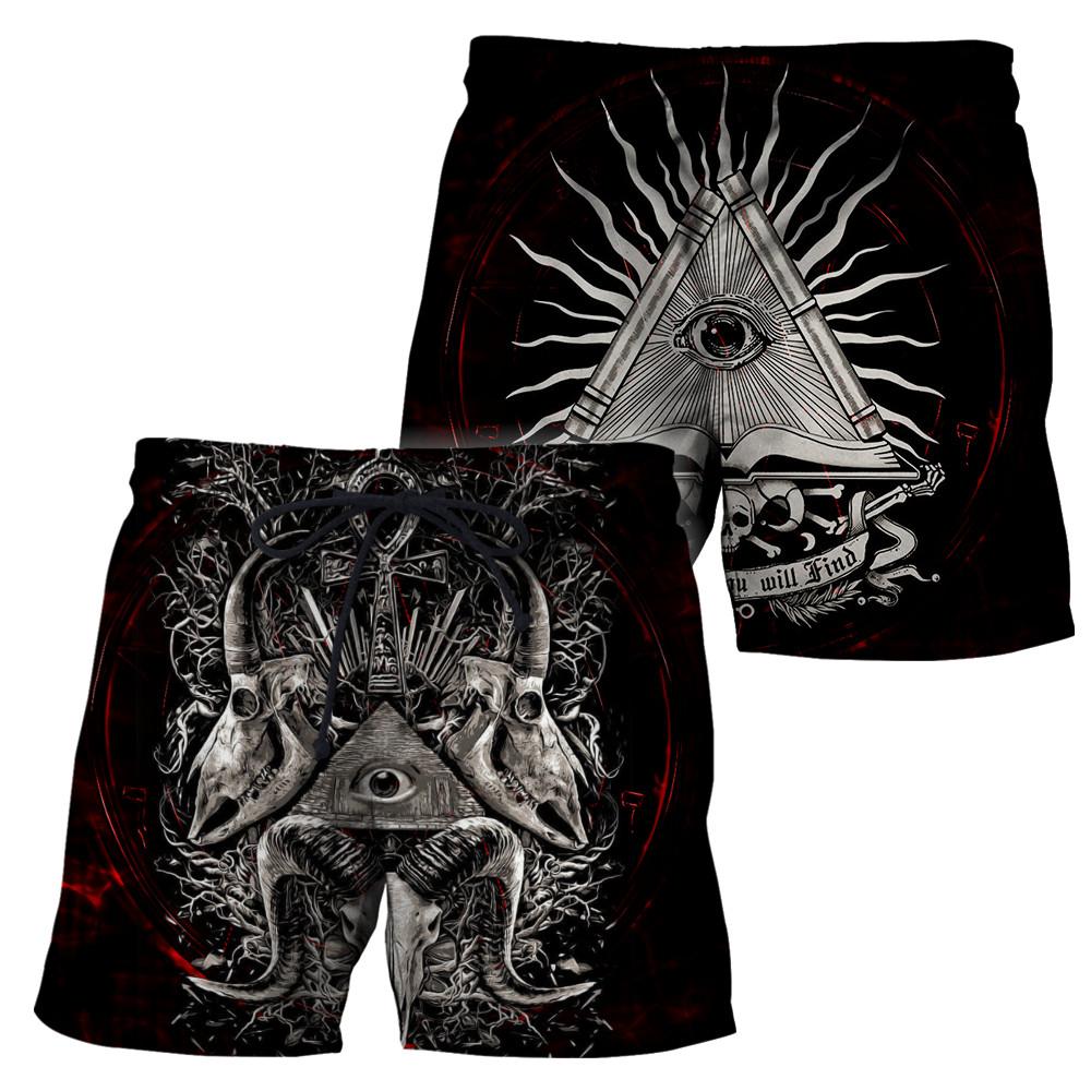 The Eyes Of Skull Satanic Hoodie For Men And Women TNA12302002