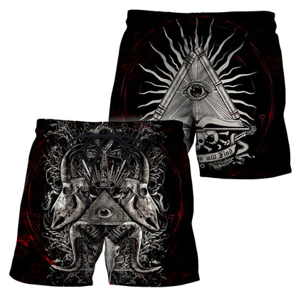 The Eyes Of Skull Satanic Hoodie For Men And Women TNA12302002