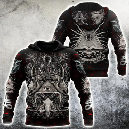 The Eyes Of Skull Satanic Hoodie For Men And Women TNA12302002