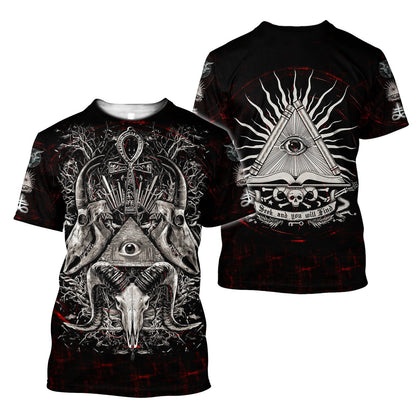 The Eyes Of Skull Satanic Hoodie For Men And Women TNA12302002